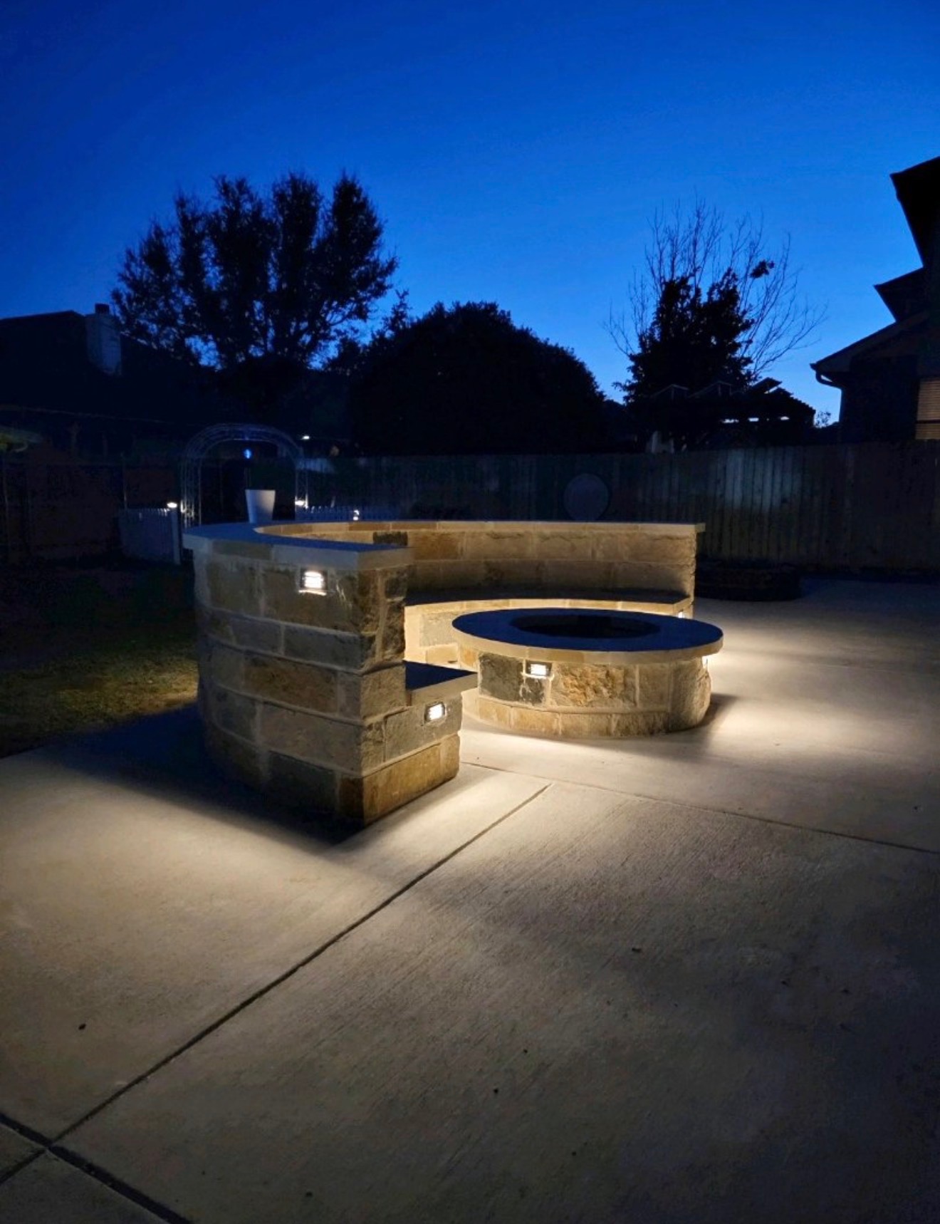 Fire pit night DFW